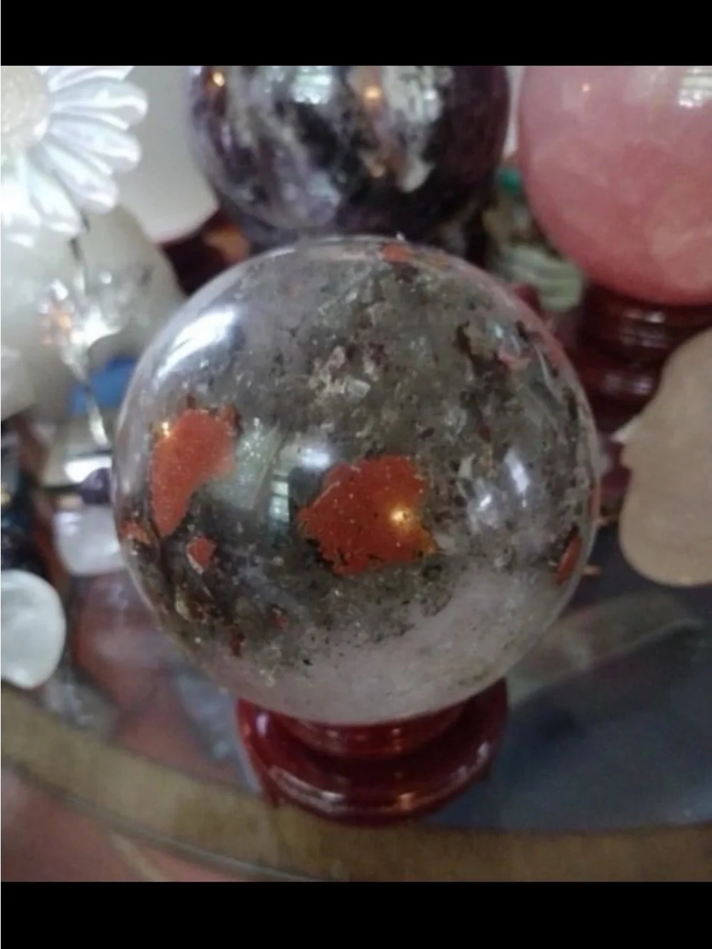 Garden Quartz Sphere 2lbs 9.2oz Gorgeous